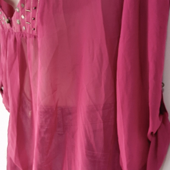 New York & Company Silk Tunic Top Blouse NWT - Picture 7 of 17